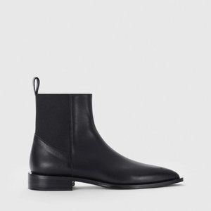 ATP Atelier Lauro Black Leather Ankle Boots- Size 40